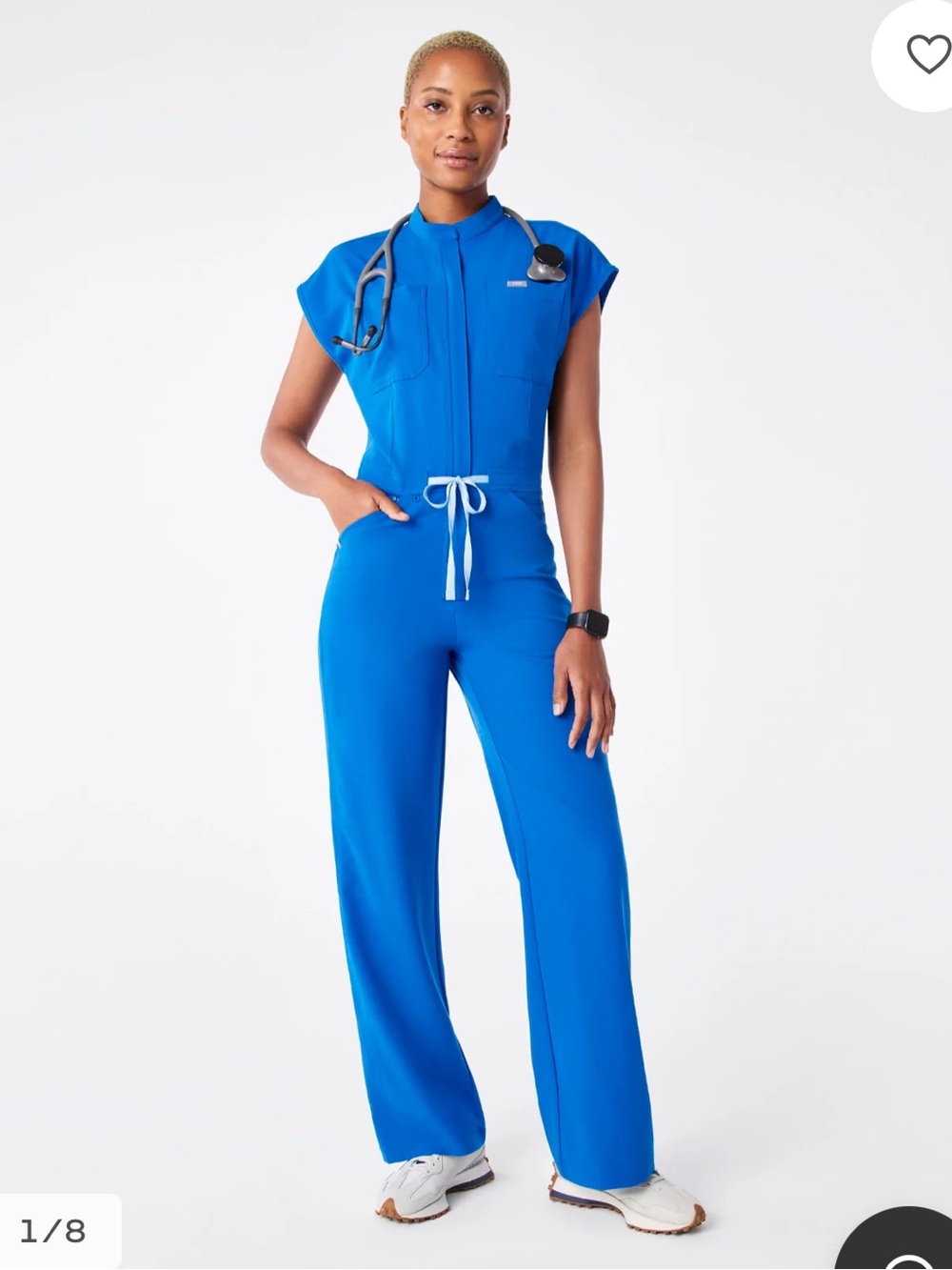 Figs Rafaela Wide-Leg ScrubJumpsuit